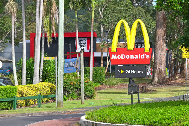 Kincumber New South Wales Australia – September 13 2024, McDonalds and KFC in Kincumber NSW Australia