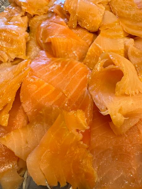 istock Freshly-sliced smoked salmon 2178437204
