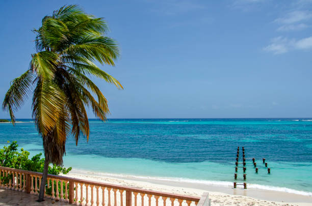 istock Beautiful lonely beach in the Caribbean 2178441151