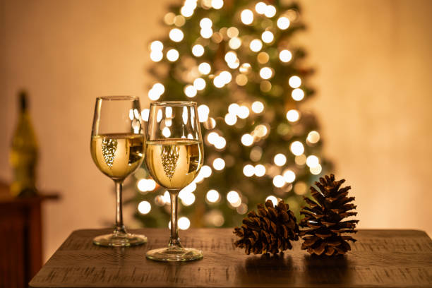 istock Christmas, wine and New Year celebration. 2178444892
