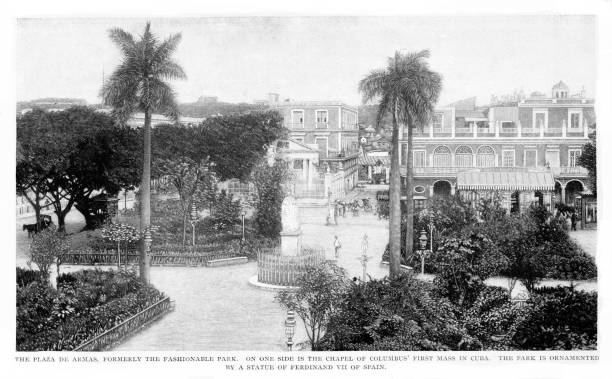 istock Plaza de Armas, Havana, Cuba, Spanish-American War, 19th Century World History 2178451741