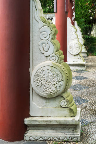 istock A detailed stone carving decorating in China 2178458156