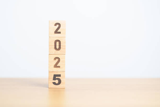 istock 2025 year calendar block on table. goal, Resolution, strategy, plan, start, budget, mission, action, motivation and New Year concepts 2178461722