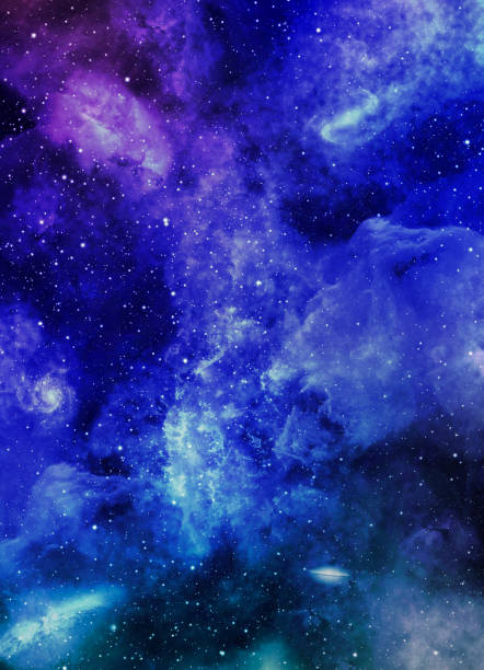 istock Galaxy in universe and atmosphere with little stars at dark background. 2178461864