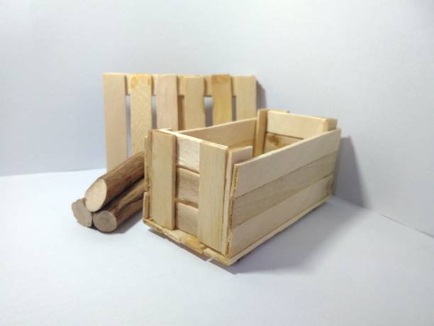 istock a box wooden crate, pallet jack, and stacking lumber 2178462490