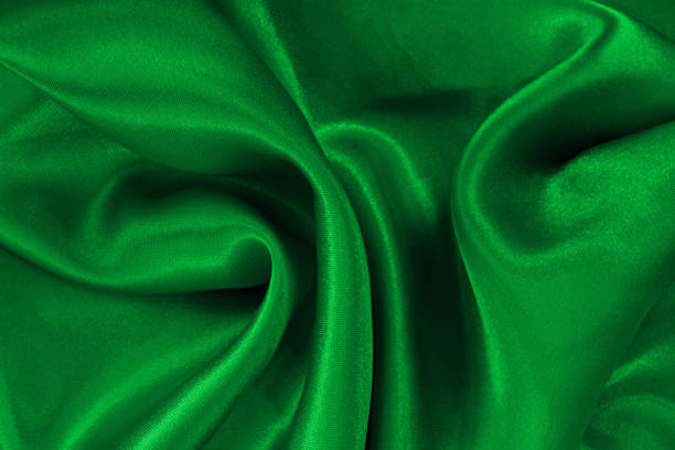 istock Green emerald fabric texture background, detail of silk or linen pattern. 2178465318
