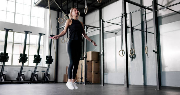 istock Woman Training With Jump Rope 2178465728