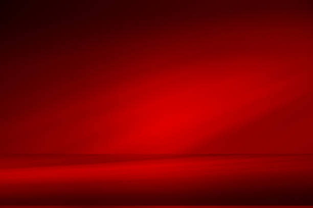 istock Wall interior background, studio and backdrops show products.with shadow from window color red . background for text insertion and presentation product 2178466146