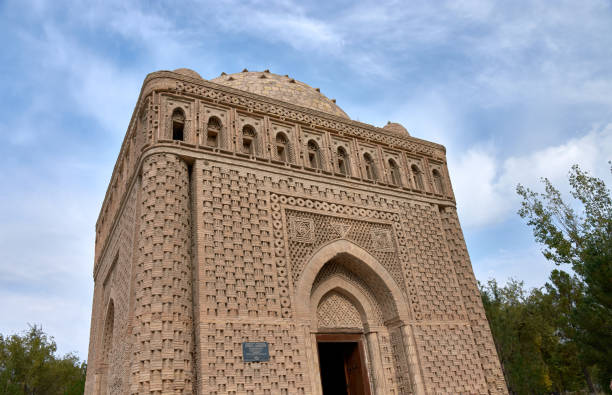 istock Stone Samanid Mausoleum, iconic architecture in Bukhara's Scenic Park 2178470471