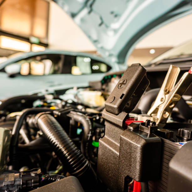istock Battery Capacity Tester EV battery Voltmeter car inspector service power industrial fuel engine volt tool Factory transport Measure energy new car electric car technology 2178470794