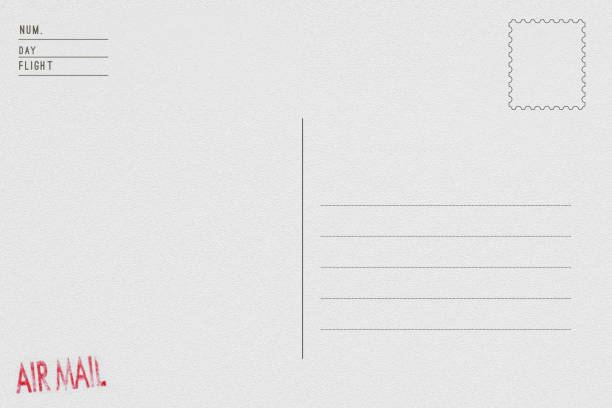 Blank of the old postcard with space for text