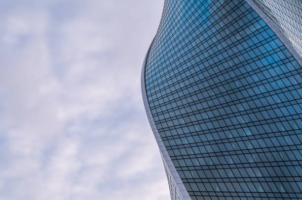 istock Looking Up high-rise office buildings. 2178475394