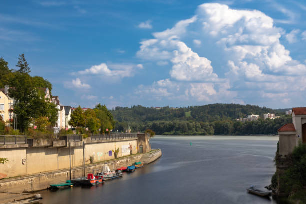 istock Mouth of Ilz river in Passau 2178476035