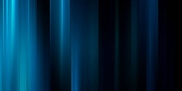 istock Modern blue and green abstract high-speed light motion effect on black background 2178479294