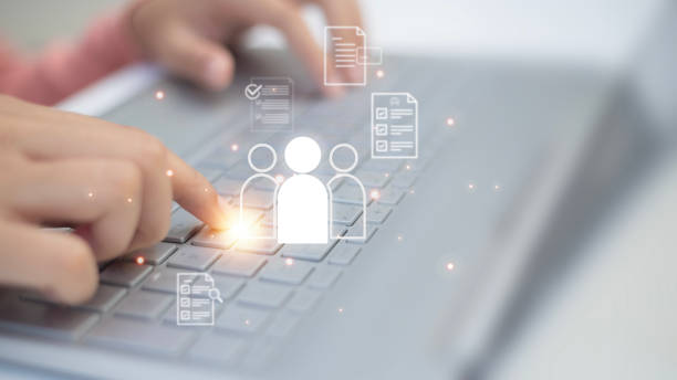 istock Selective recruitment using online tools, HR teams can search for the right candidates, conduct job interviews, and manage resumes to strengthen customer relationships and team dynamics. 2178479864
