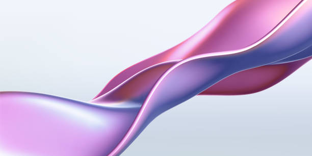 istock 3d holographic liquid wave, iridescent chrome fluid silk fabric isolated on light background. Render of neon metal ribbon with rainbow gradient effect flying in motion. 3d vector geometric background 2178480477