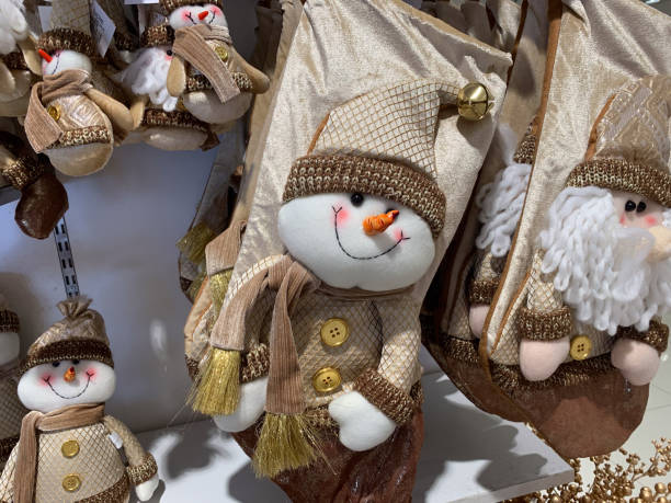 istock Little snowman stuff toys for Christmas 2178480508