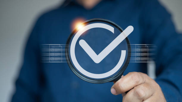 istock Quality control checklist: Steps for inspection and improvement to meet certification standards and ensure product and service compliance with regulations. 2178482082