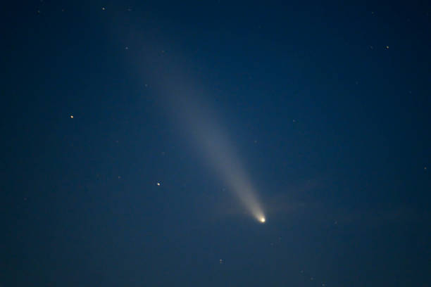 Comet C/2023 A3 or Tsuchinshan-ATLAS in the night sky in Overijssel on October 14, 2024.