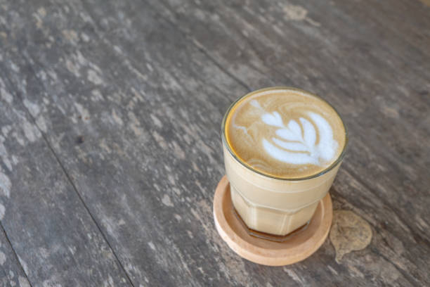 istock Latte Art on Wooden Table 2178483369