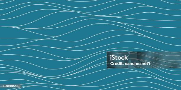 Seamless Wave Pattern 2 Stock Illustration - Download Image Now - Wave ...