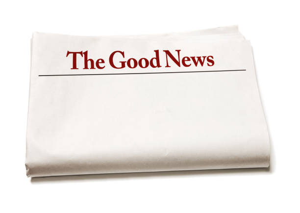 istock The Good News, says title on blank folded newspaper 2178501024