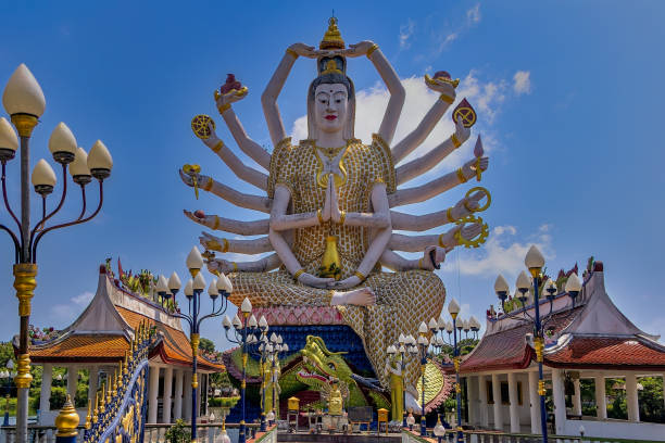 Wat Plai Laem temple at Koh Samui, Thailand