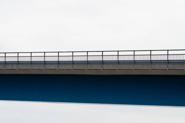 Roadway of a bridge between islands.