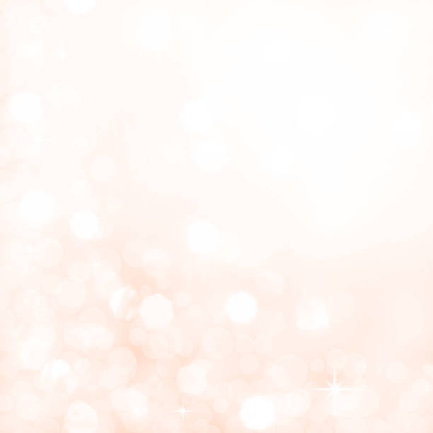 istock A square creative glittery soft bright beige, fawn nude colored Christmas, New Year or Diwali bokeh lights empty blank sparkling Xmas festive vector backgrounds with bubbles and sparkles or twinkling light beam backdrop 2178509015