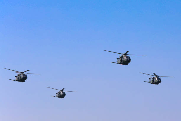 istock 4 transport helicopters NH-90 German Army 2178512612