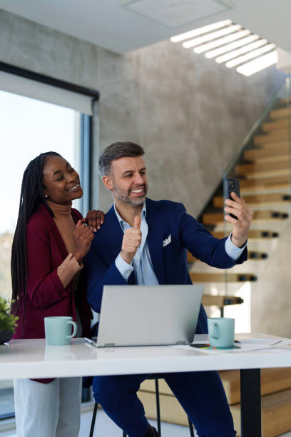 istock Diverse Business Professionals Celebrating Success in Office 2178513082