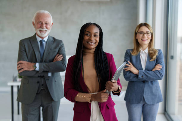 istock Diverse Team of Professionals in Modern Workplace 2178513176