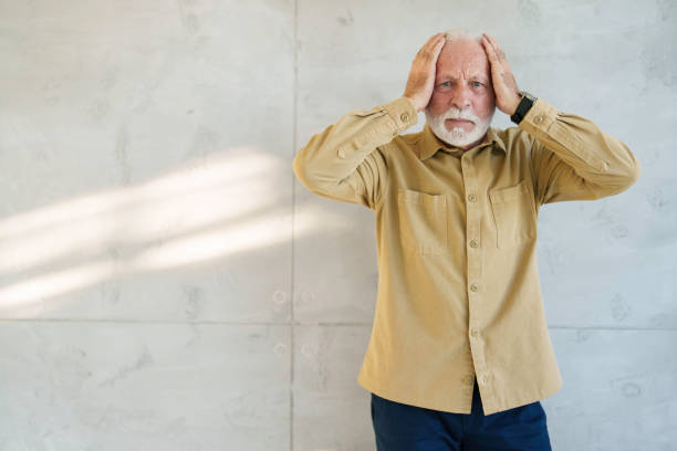 istock Distressed Senior Caucasian Businessman Expressing Concern 2178513471