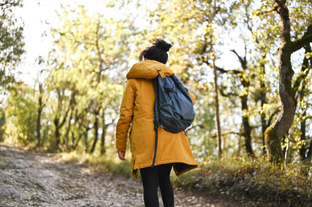 istock Hiking at autumn sunny day. 2178514186