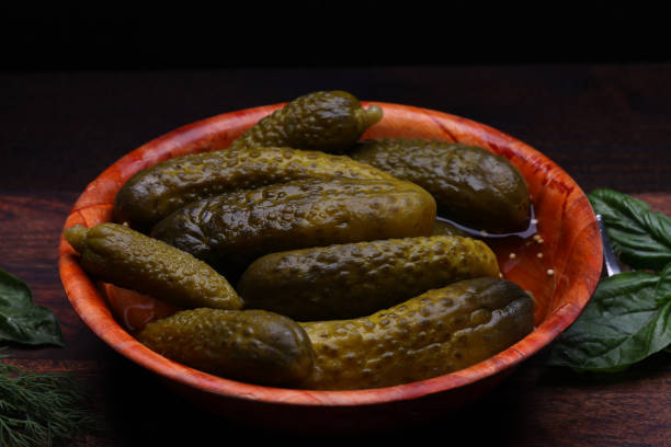 Pickled Cucumber or Gherkin for buffet service
