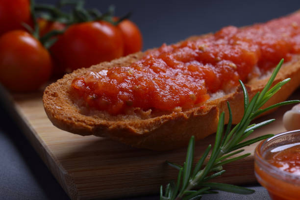 istock Spanish Tomato and Jamon Tostada a delicious breakfast 2178518867