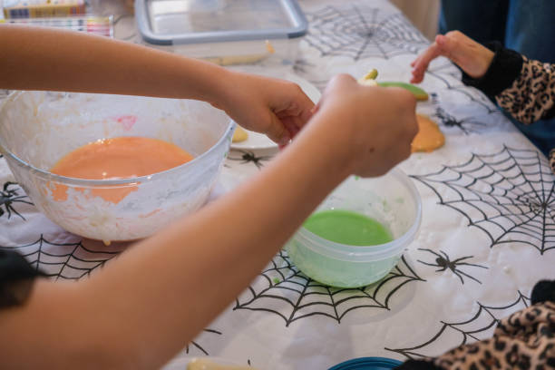 istock halloween cookie decorating with frosting 2178522681