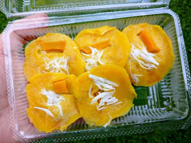 istock Steamed Pumpkin Cake - Thai Dessert. 2178524072