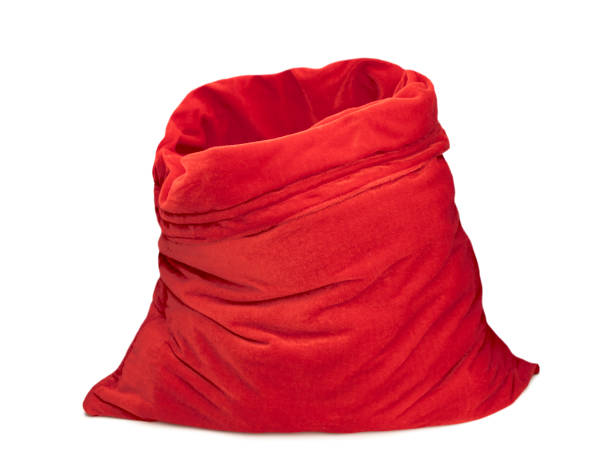 istock Santa bag isolated, Christmas holiday decor element, single object. 2178534751