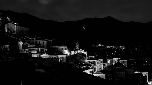 istock Italian Hilltown at Night 2178546097