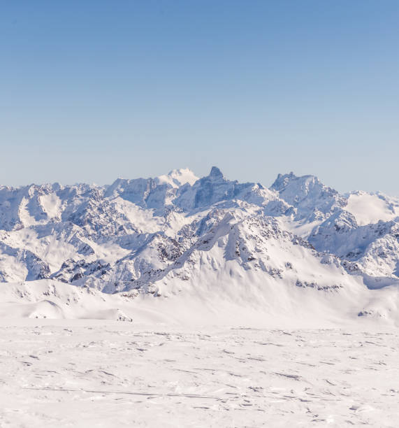 istock Beautiful snow-capped mountains, snow-capped mountain scenery 2178548647