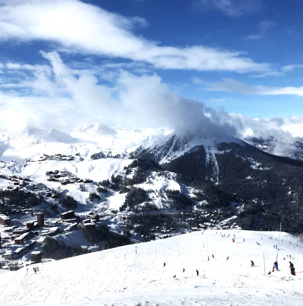 istock Beautiful snow-capped mountains, snow-capped mountain scenery 2178549351