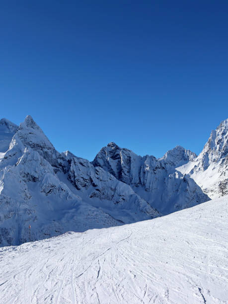 istock Beautiful snow-capped mountains, snow-capped mountain scenery, 2178549775