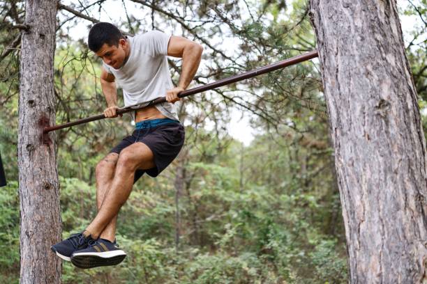 istock Close-up of a healthy man training in nature 2178549820
