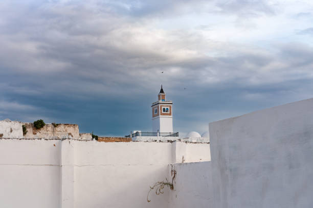 The street and Alley view of Medina, Asilah, Morocco.