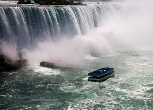 istock Tourists Boat Riding Near Niagara Falls 2178552575