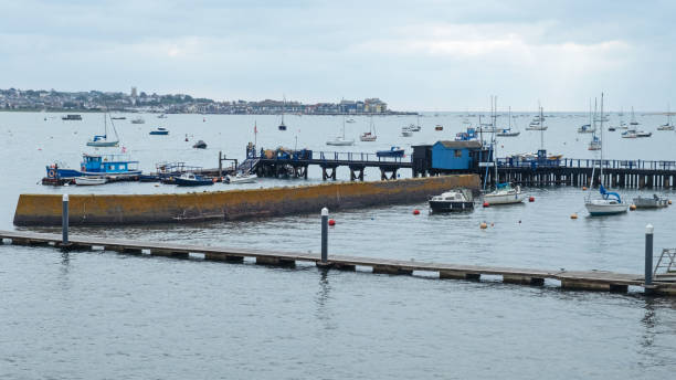 istock Ferry terminal on the river Exe in east Devon, UK 2178553189