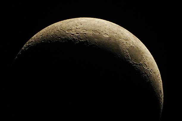 istock Crescent Moon during G5 Geomagnetic Storm and Global Northern Lights 2178553458