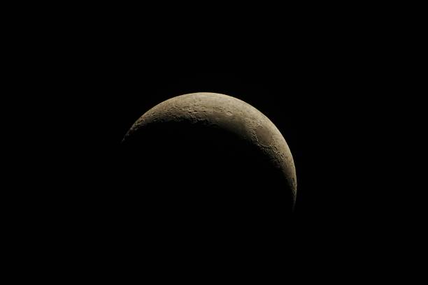 istock Crescent Moon during G5 Geomagnetic Storm and Global Northern Lights 2178553464