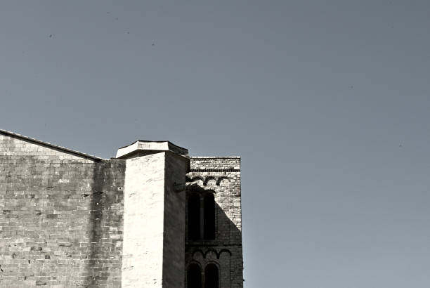 Pared de piedra iglesia de Girona